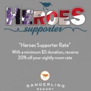 Héros fundraiser sanderling