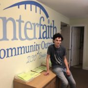 Christopher Young-Stone, a junior at First Flight High School