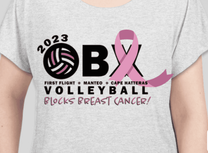 Dare County Schools Volleyball Dig Pink 2023 Fundraiser